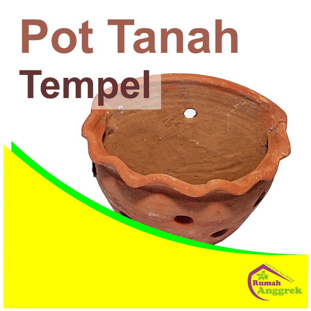 Pot Tanah Anggrek Tempel kawat dendrobium anggrek plastik remaja bulan phalaenopsis liat