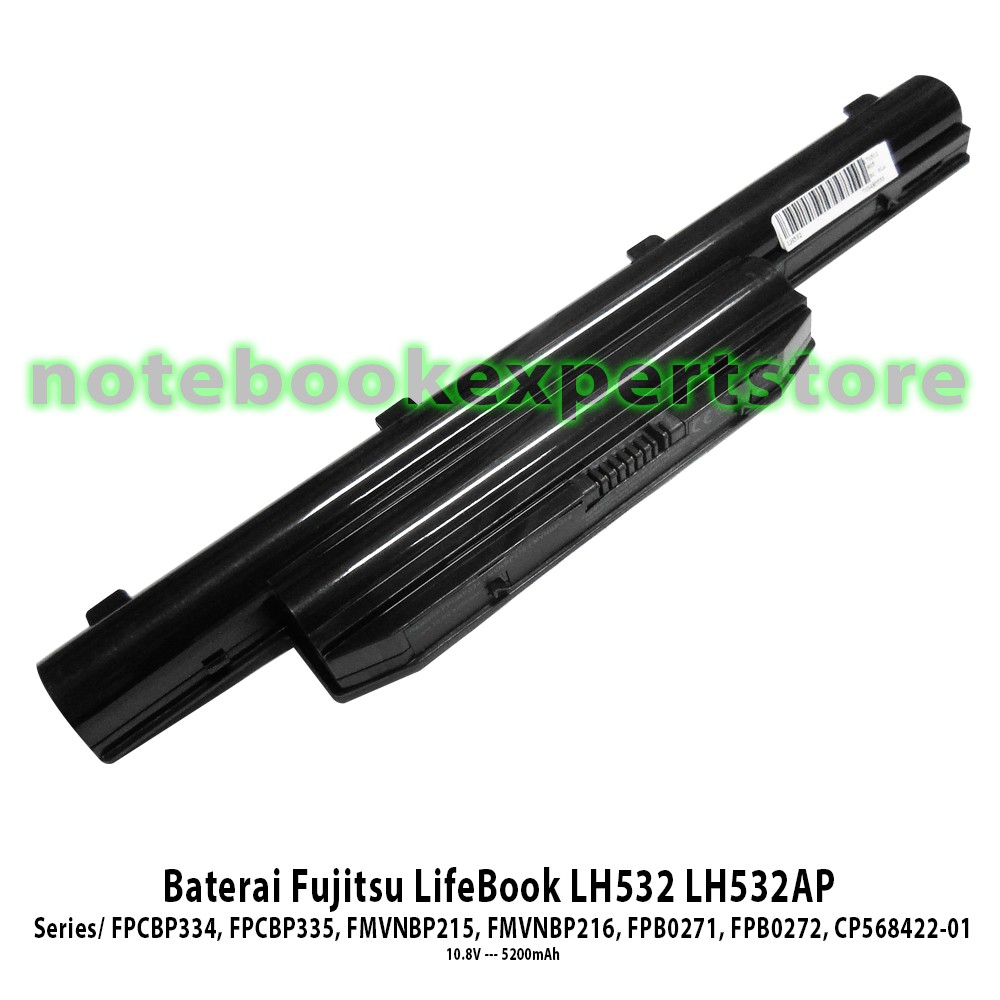 Baterai Laptop Fujitsu LifeBook LH532 LH532AP