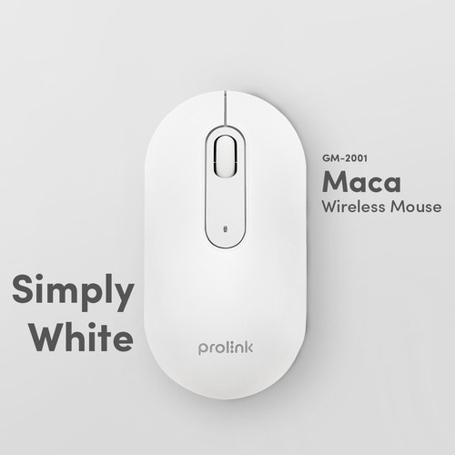 Prolink MACA Wireless Mouse Anti Bacterial Silent Click 1600DPI GM2001