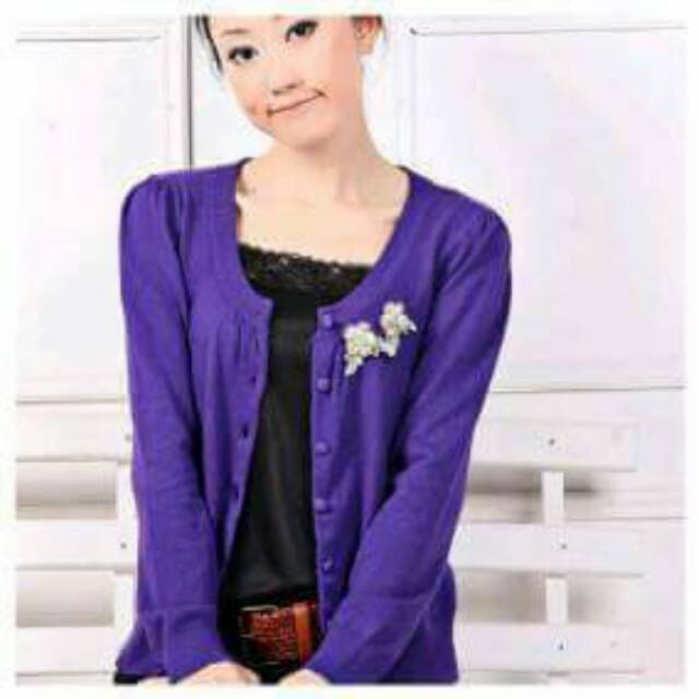 GR Flower Cardy/outerwear wanita/rajut