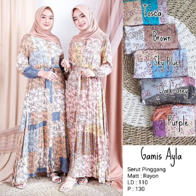 Seena Gamis  rayon viscose termurah dan terupdate