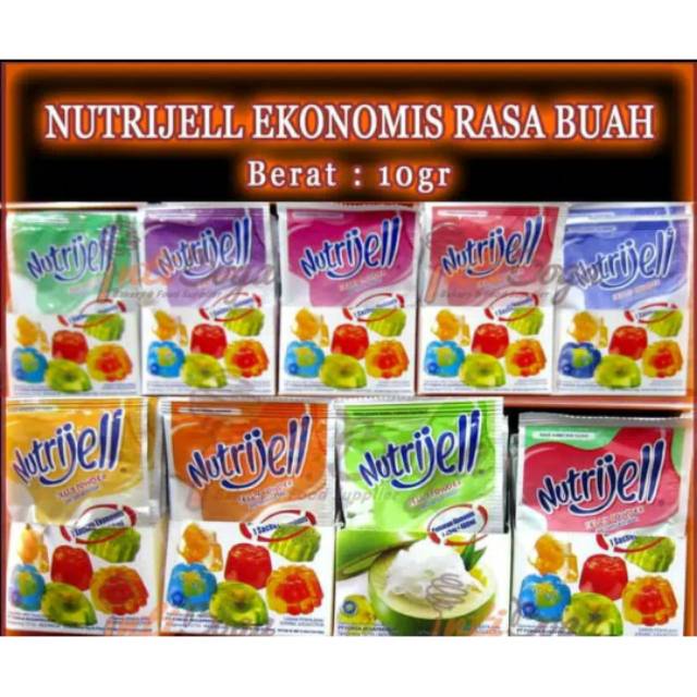 

Nutrijell kecil 10gr dan 15gr