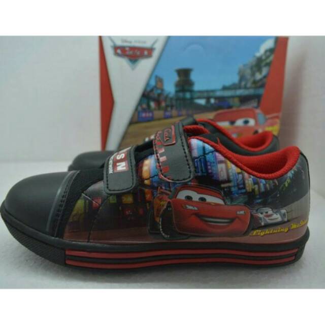 SEPATU SEKOLAH CARS,  SEPATU ANAK LAKI_LAKI,  PAUD, TK, SD