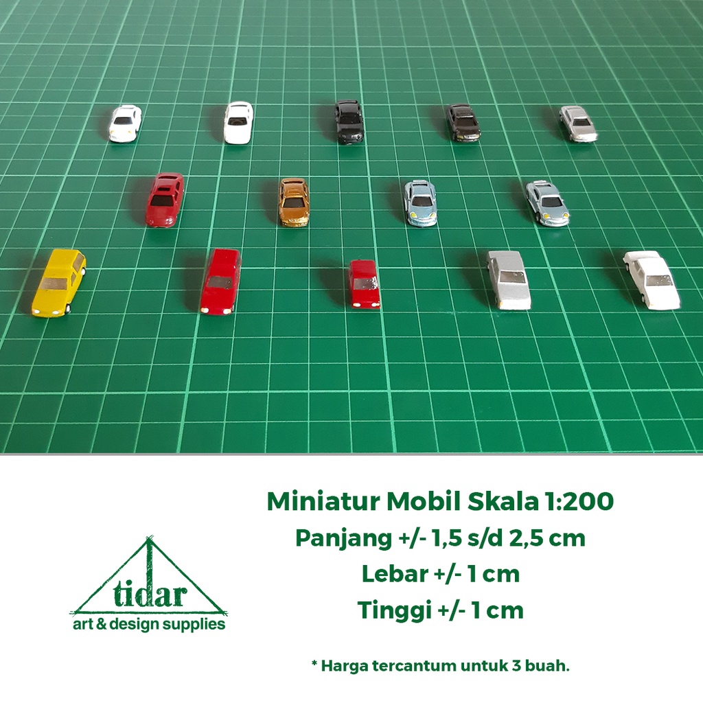 

[MR] Miniatur Mobil Skala 1:200 - Maket Kendaraan Roda Empat