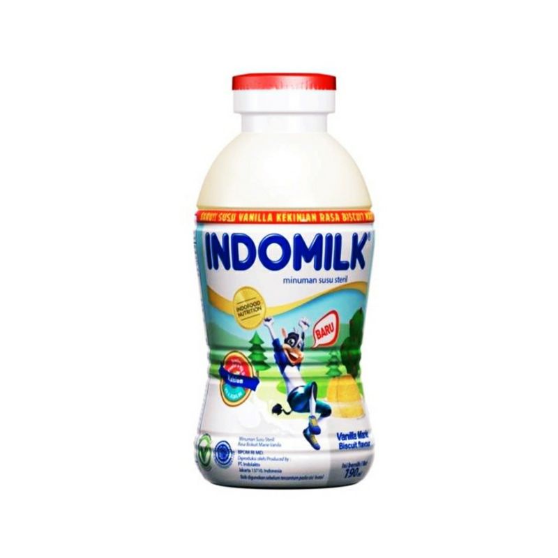 

Susu Indomilk Botol Rasa Vanilla Marie (ecer)