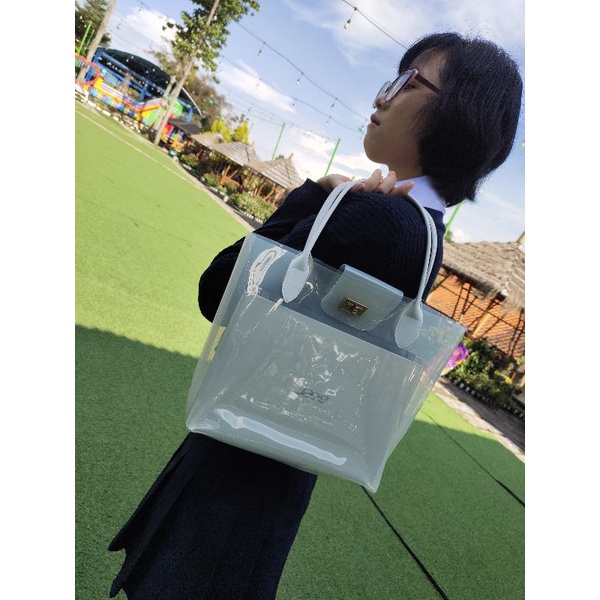 Totebag mika pvc Jelly Dini