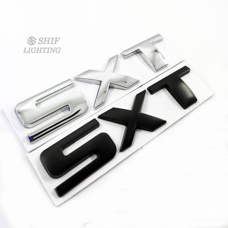 1pc Stiker Emblem / Badge Tulisan Sxt Bahan Metal Untuk Mobil Dodge