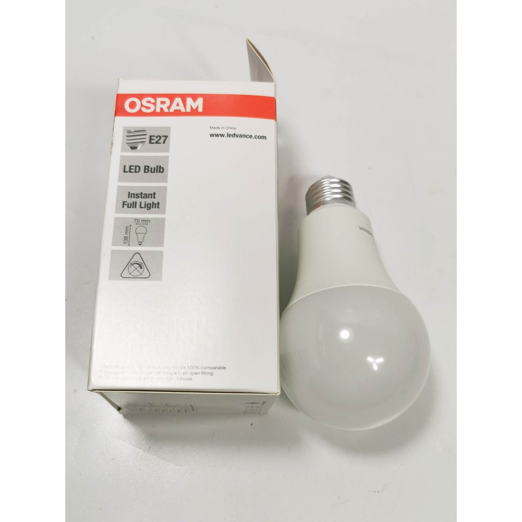 Cahaya KUNING lampu led bulb 14watt OSRAM LECO CLA100 garansi 1 tahun