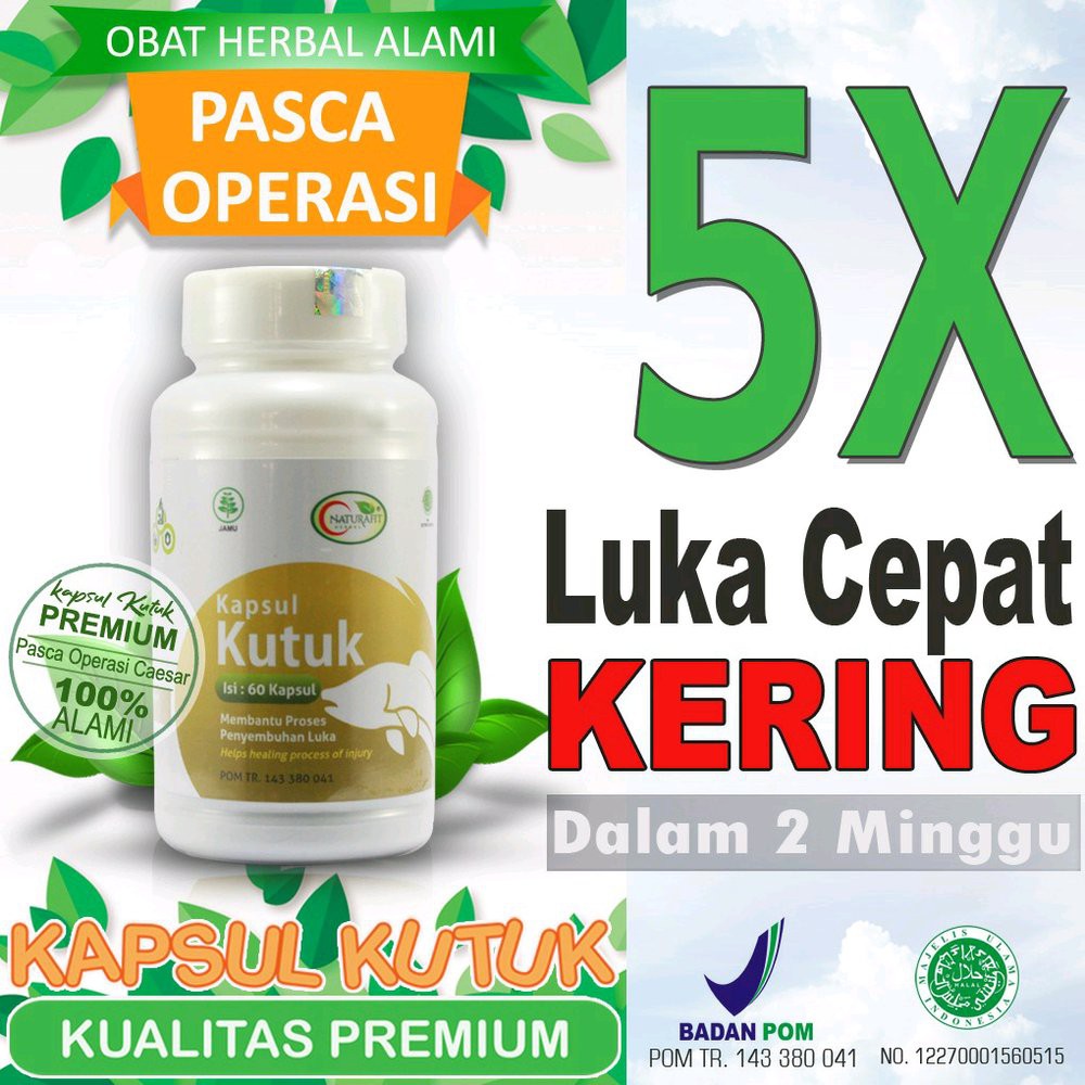 Obat Herbal Alami Pasca Operasi Sesar Caesar 5x Luka Cepat Kering Dalam 2 Minggu Kapsul Kutuk Shopee Indonesia