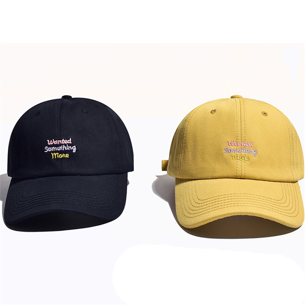 Topi Baseball Motif Tulisan Gaya Korea Untuk Wanita