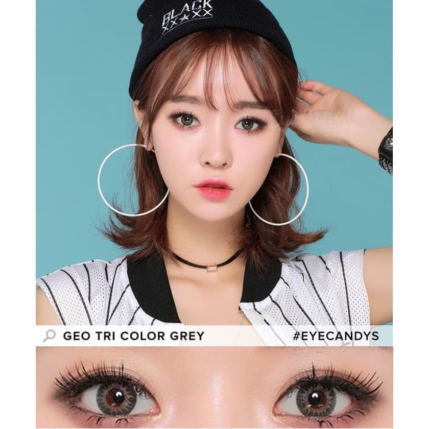 Softlens Geo Tri Color Grey (Abu-abu) - CM-901