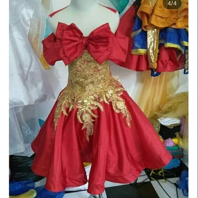 Dress pita brukat