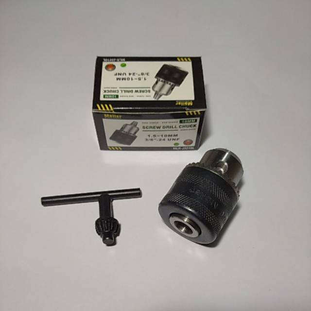 Kepala bor 10 mm mollar / screw drill chuck