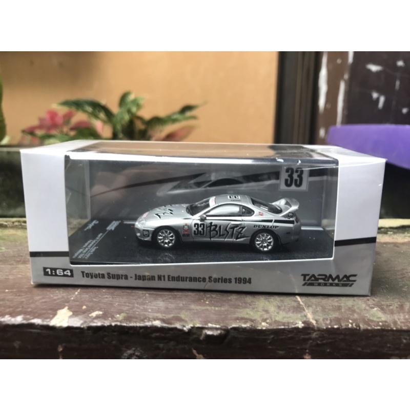 Diecast Tarmac 64 Toyota Supra Blitz Livery