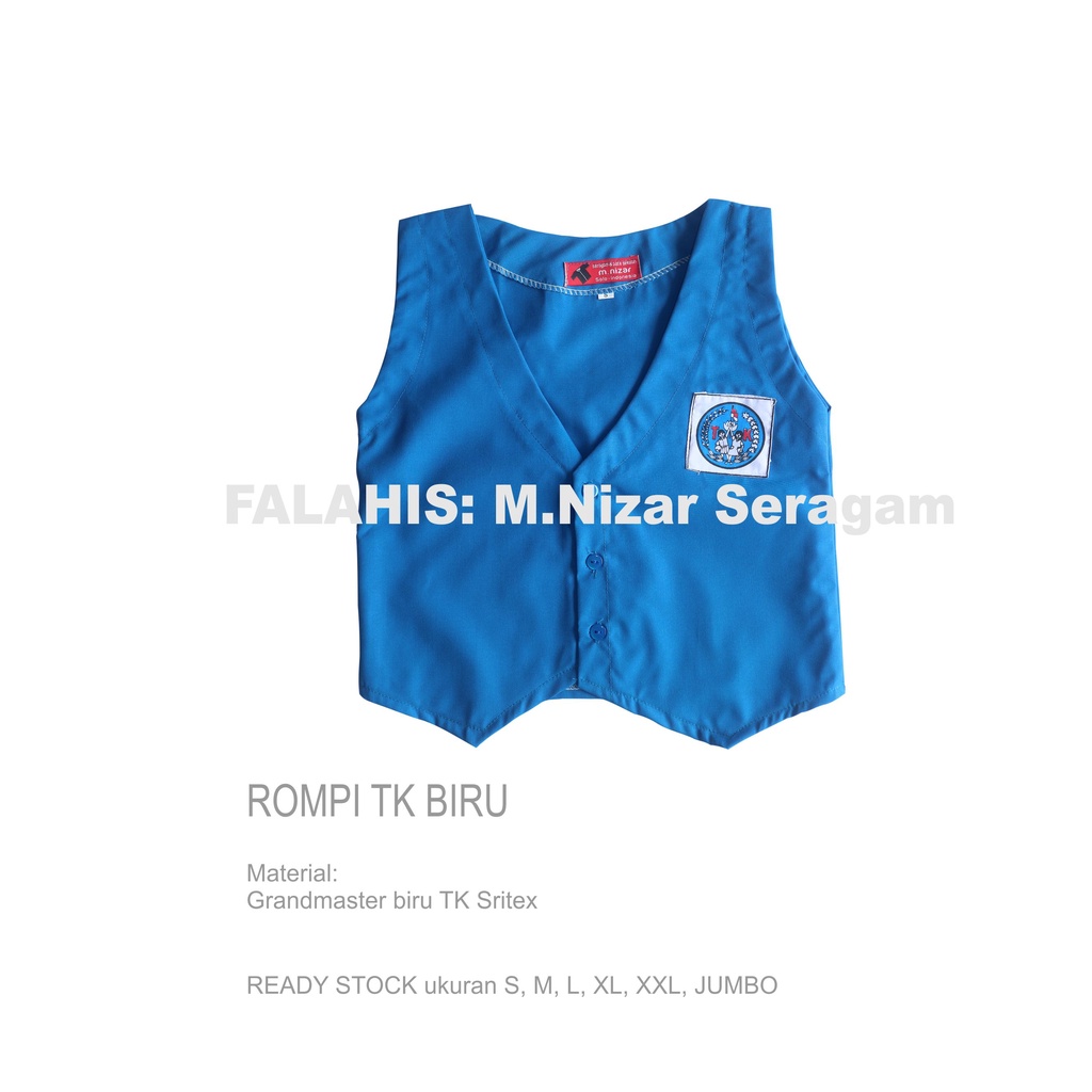 Rompi TK Biru Nasional