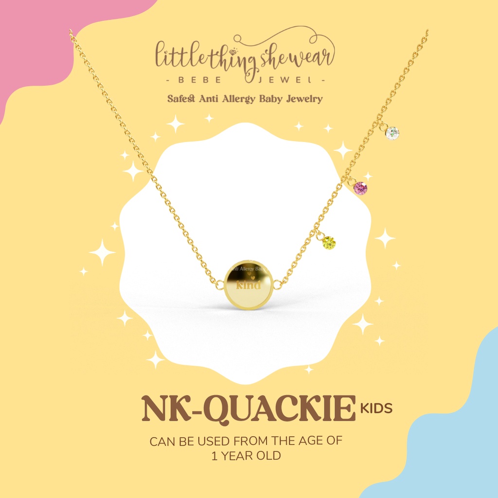 Kalung Anak NK-QUACKIE 3,5gr - THE ANIMALS SERIES