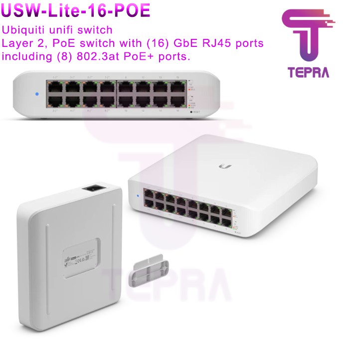 Ubiquiti USW-Lite-16-POE Unifi switch|USW Lite 16 POE UBNT