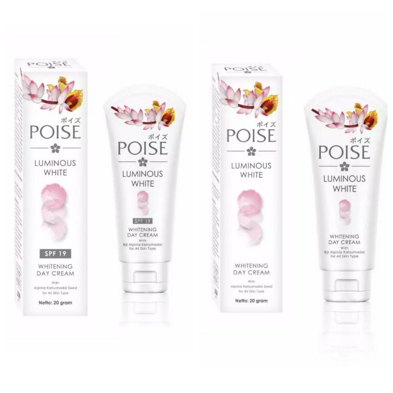 Poise Day Cream Luminous White non spf / Spf 26 PA++++ Tube 20g