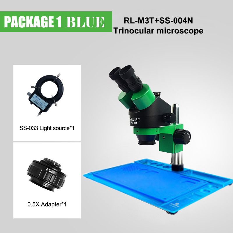 MICROSCOPE TRINOKULAR RELIFE M3T-004N PLUS LAMPU ORIGINAL