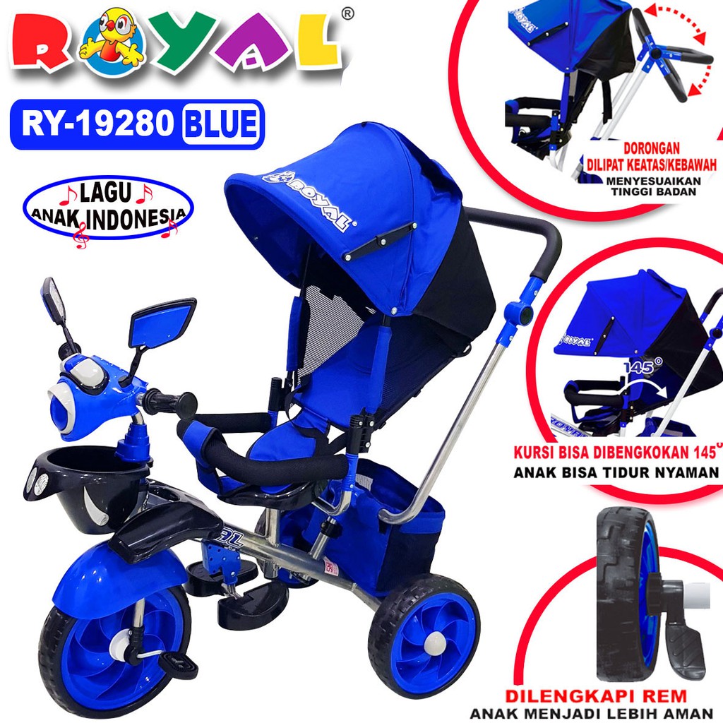  SEPEDA STROLLER ROYAL TERBARU BISA TIDUR 19280 NEW Shopee Indonesia