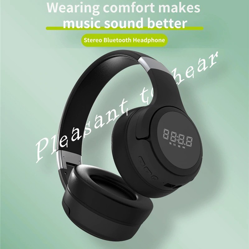 Wireless Headset Headphone Bluetooth 5.0 with Mic