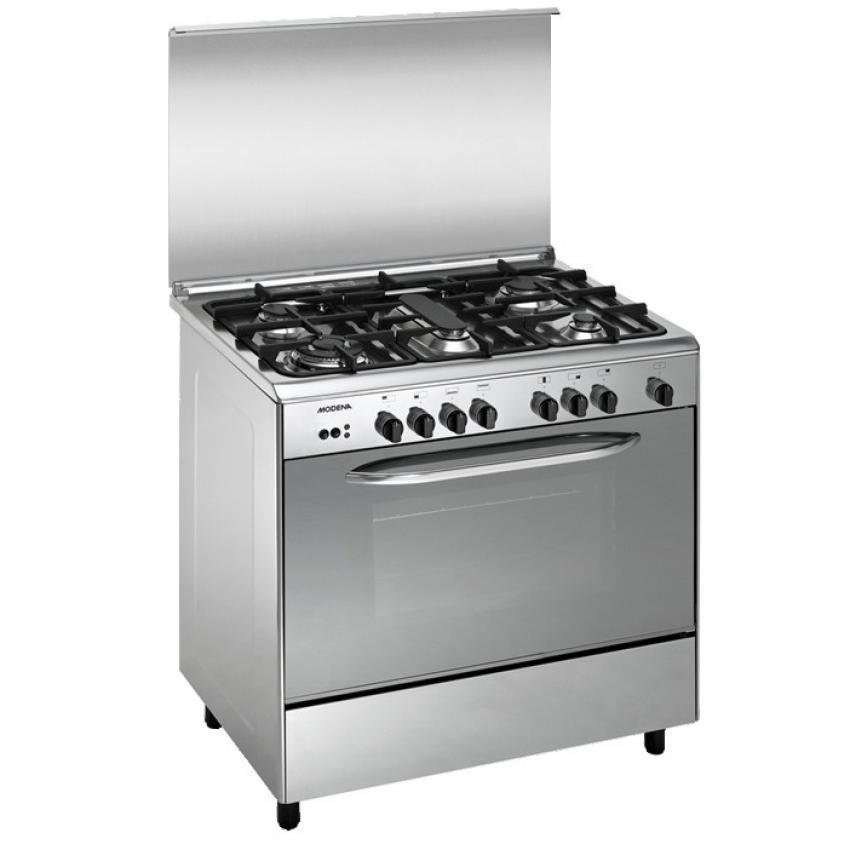 Modena Freestanding gas stove FC3955, 5 burners 90 cm