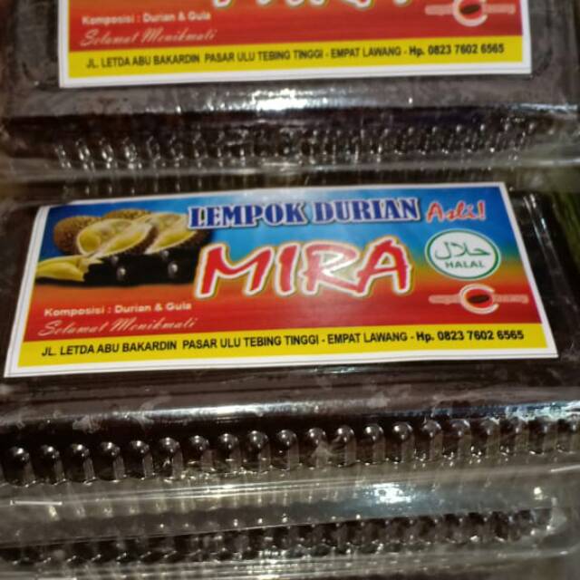 

Lempok durian asli Empat Lawang