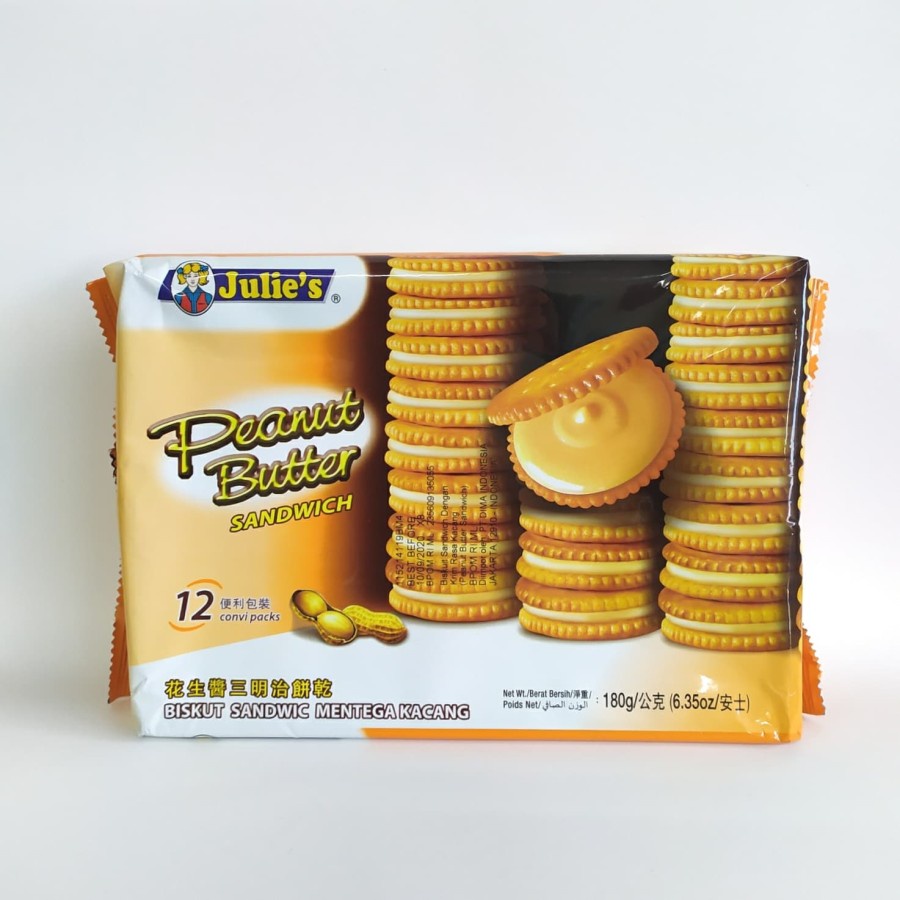 

JULIES PEANUT BUTTER SANDWICH 180 GRAM