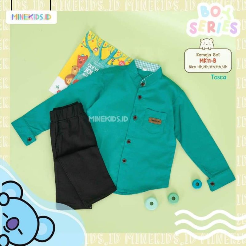 Setelan Kemeja MinieKids Size : 1-5th