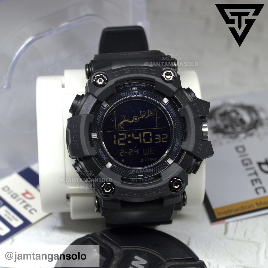 DIGITEC RANGEMAN 100% ORIGINAL JAM TANGAN PRIA DIGITAL WATER RESIST BERENANG SPORT RUNNING DIVING