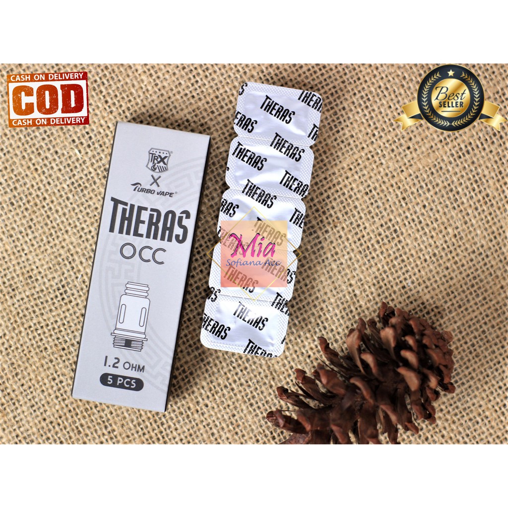 COIL THERAS 1.2ohm Reg AUTHENTIC HARGA 1 PCS