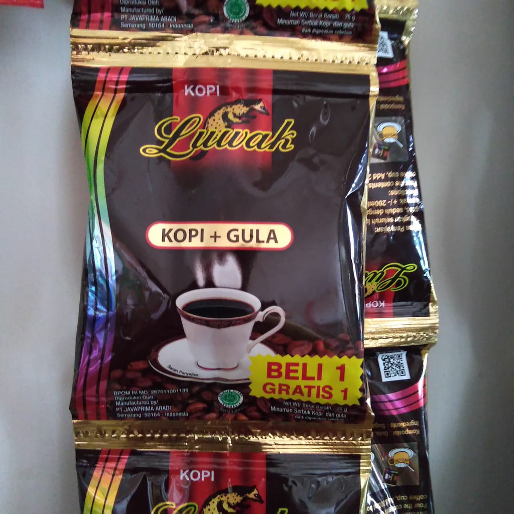 

KOPI LUWAK BELI 1 GRATIS 1 KOPI + GULA