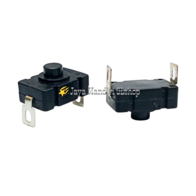 Switch Push On/Off 2 Pin Senter/ Saklar On Off 2 Kaki / Saklar Senter  2Pin / Saklar Senter Besar