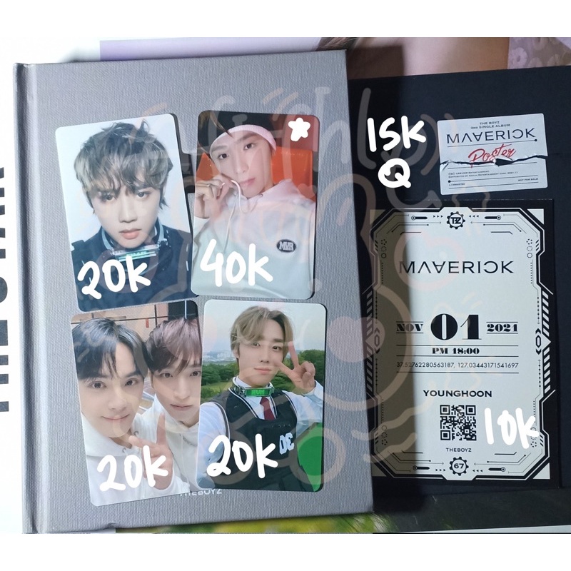 THE BOYZ MAVERICK ALBUM PHOTOCARD STORYBOOK
