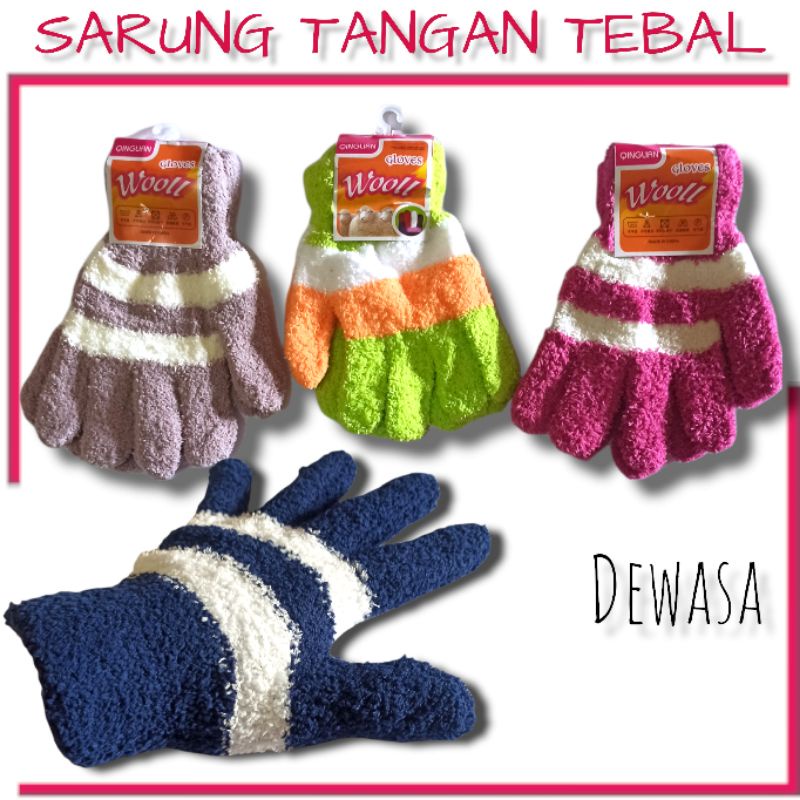 Sarung Tangan Wooll Bulu Wanita Import/Sarung Tangan Motor