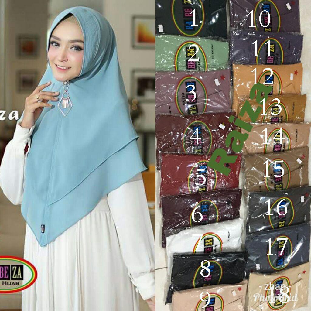 Hijab Khimar Raiza original by rabeza hijab