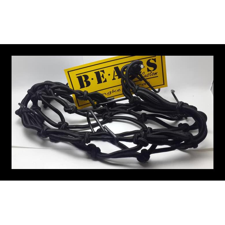 | Jaring Helm Jaring Barang Kawasaki W175 - Hitam |