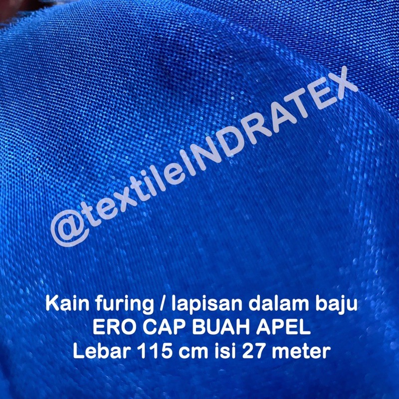 kain furing ERO CAP BUAH APEL lb 115 per ROLL bahan lapisan baju batik craft dekorasi kerajinan