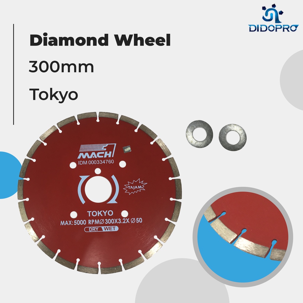 Mata Potong Beton Keramik Granit 12inch / Diamond Wheel Tokyo 12&quot;