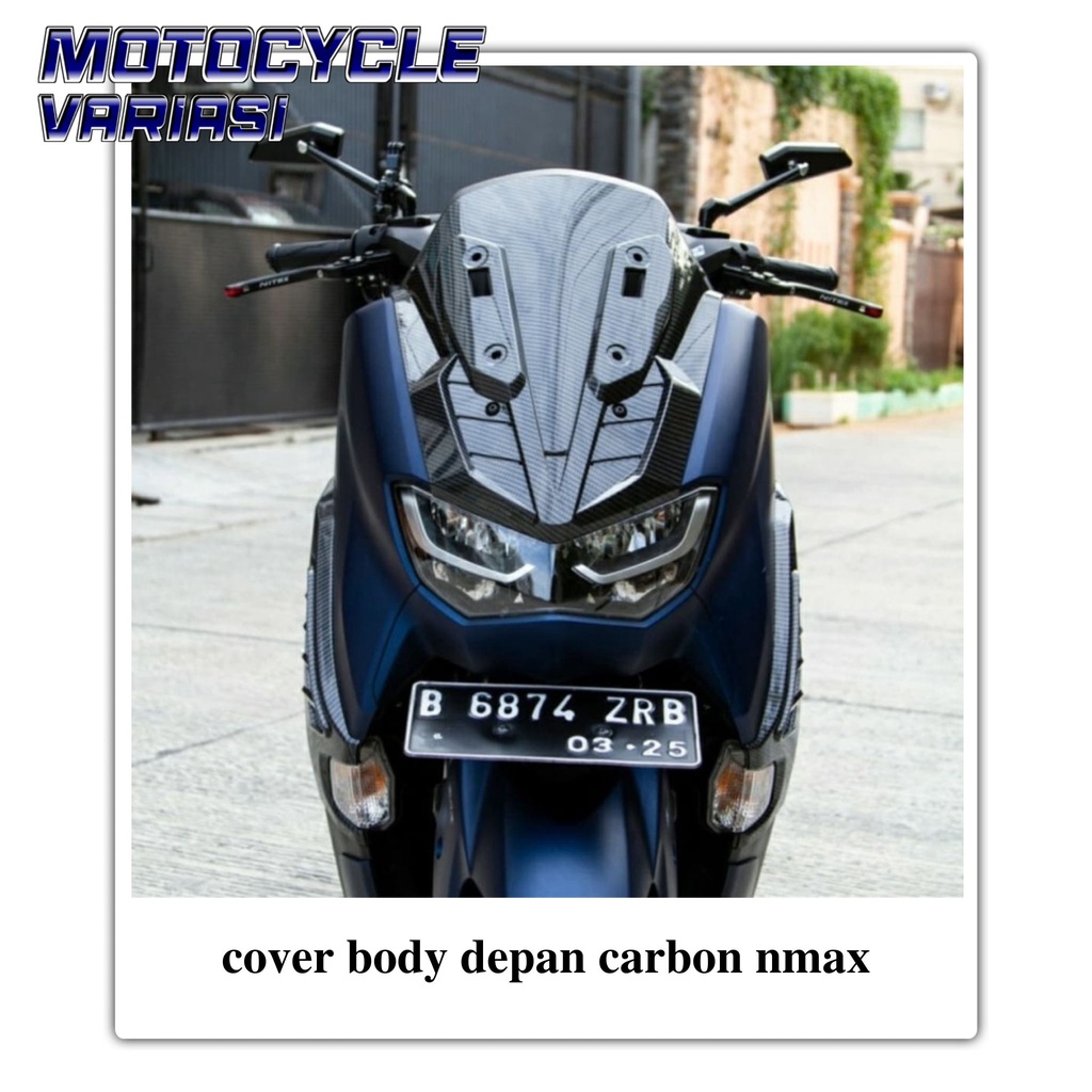 Cover body depan all new nmax 2020 carbon nemo