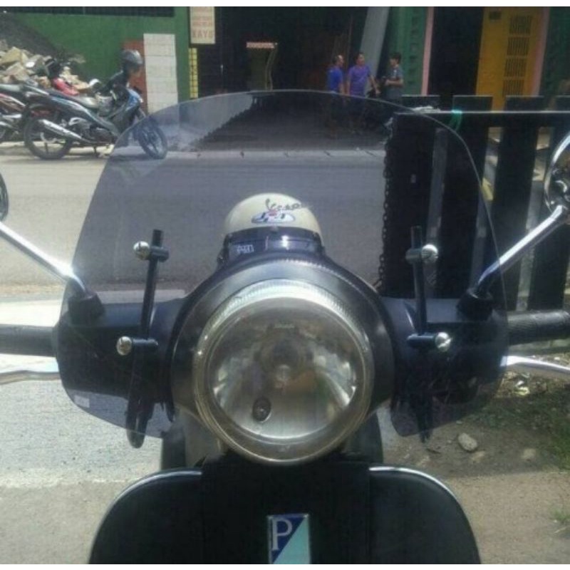 flyscreen winshield vespa primavera / aksesoris vespa primavera