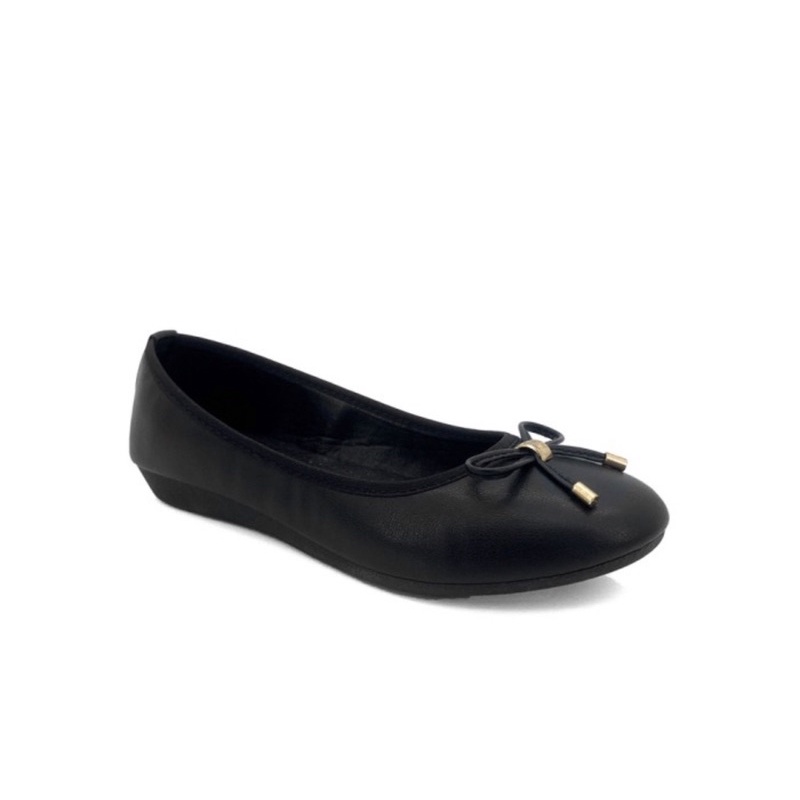 Sepatu Wanita Bata Flat Black Veria