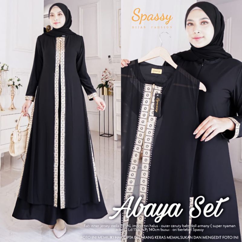 gamis - abaya set ori spassy