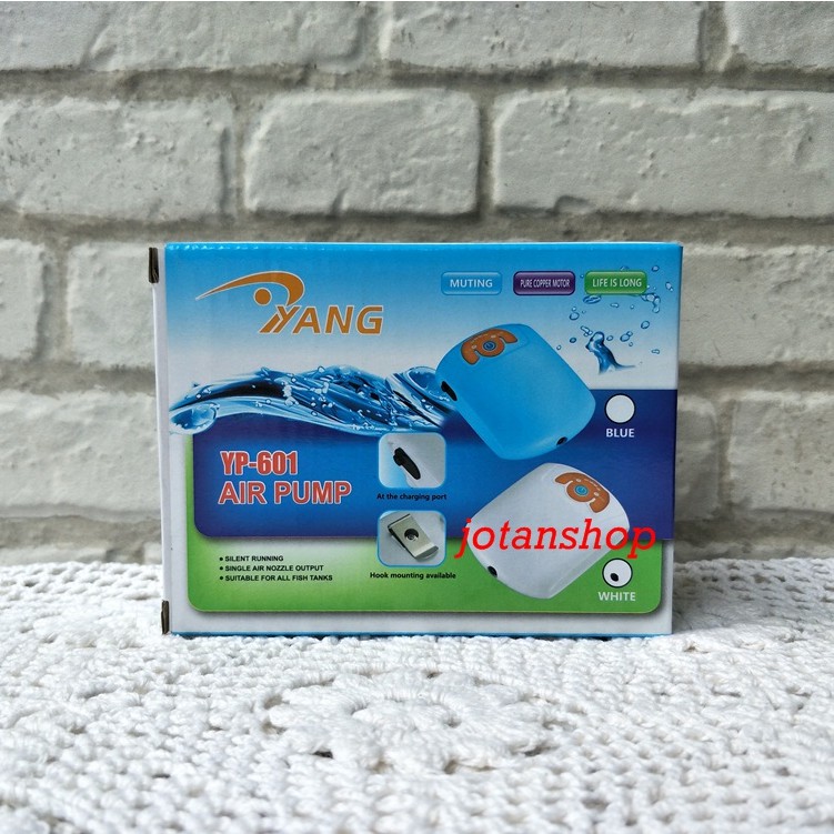 YANG YP 601 YP601 USB AC DC Pompa Udara  Air Pump Aerator Aquarium Mancing Pancing Ikan