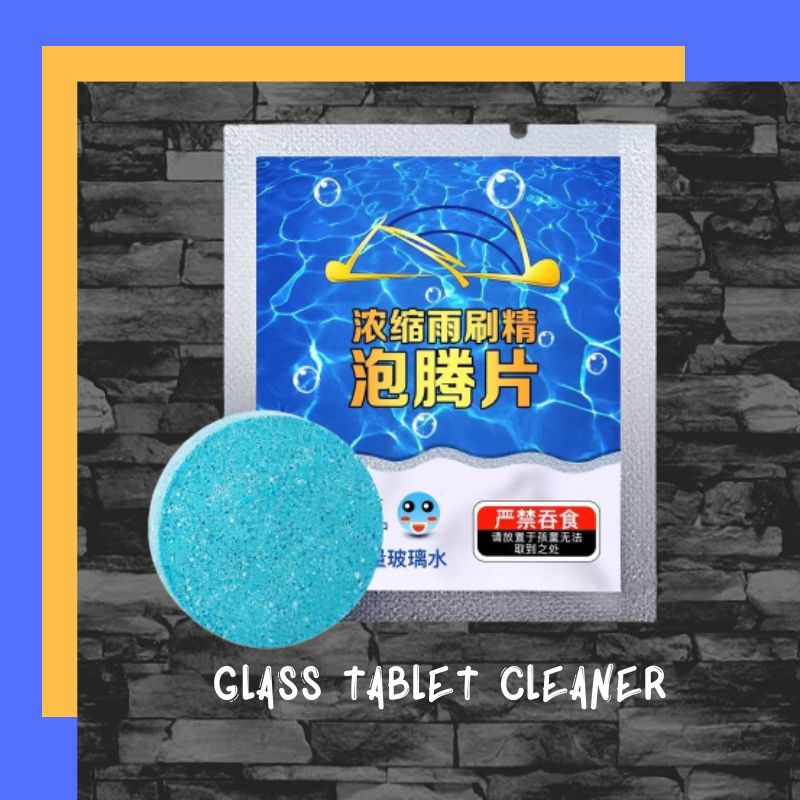 Pembersih Kaca Mobil - Glass Tablet Cleaner - Sabun Wiper - Kapsul Bluesweep
