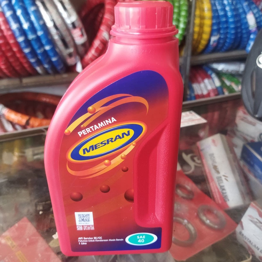 OLI MESRAN SAE 40 OLI MESIN PERTAMINA MESRAN OLI MOBIL MOTOR 4TAK 1LT