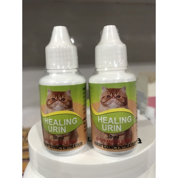 Healing Urin 30ml Obat Anti Radang Kemih Kucing High Concentrated