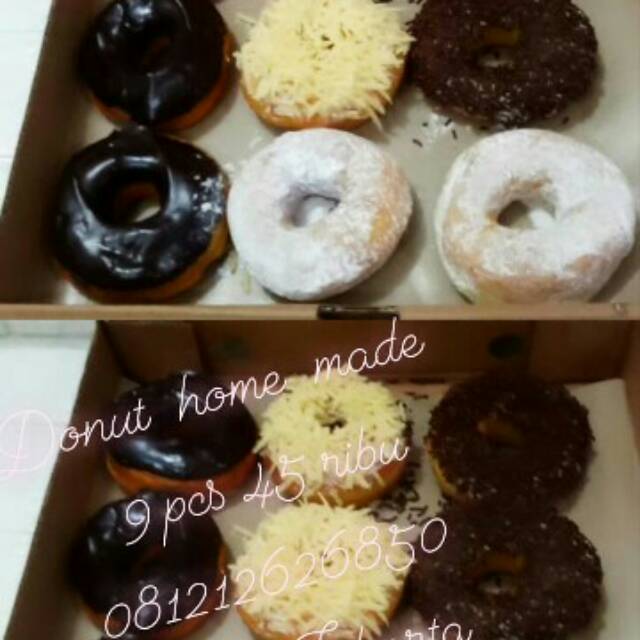 

TERMURAH DONUT KENTANG 9 PCS HOME MADE