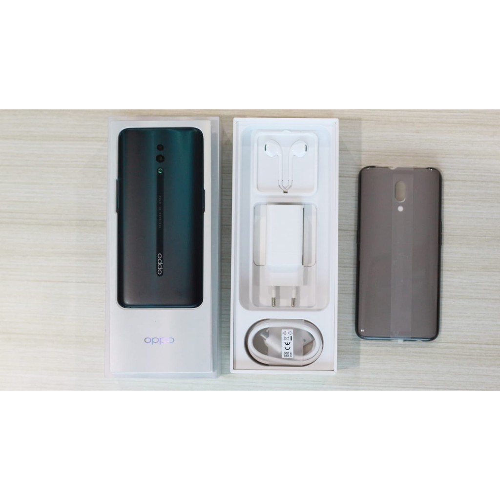 HP SECOND  OPPO RENO RAM 6GB/256GB ANDROID HP BEKAS FULLSET KONDISI 98% MULUS DAN BAGUS