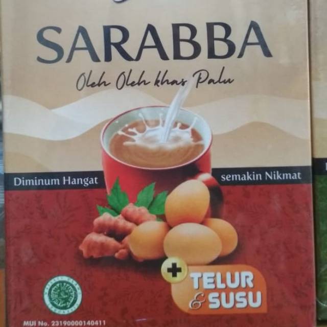 

Minuman Khas Palu - Sarabba + Telur & Susu